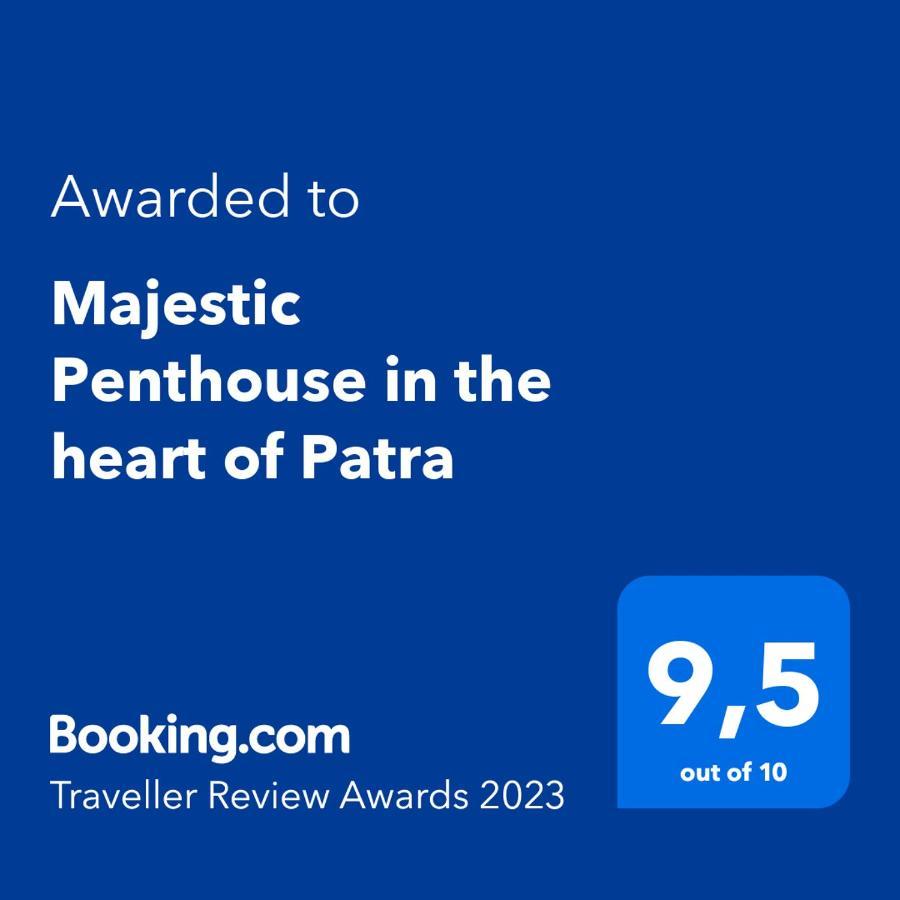 Apartament Majestic Penthouse In The Heart Of Patra Zewnętrze zdjęcie