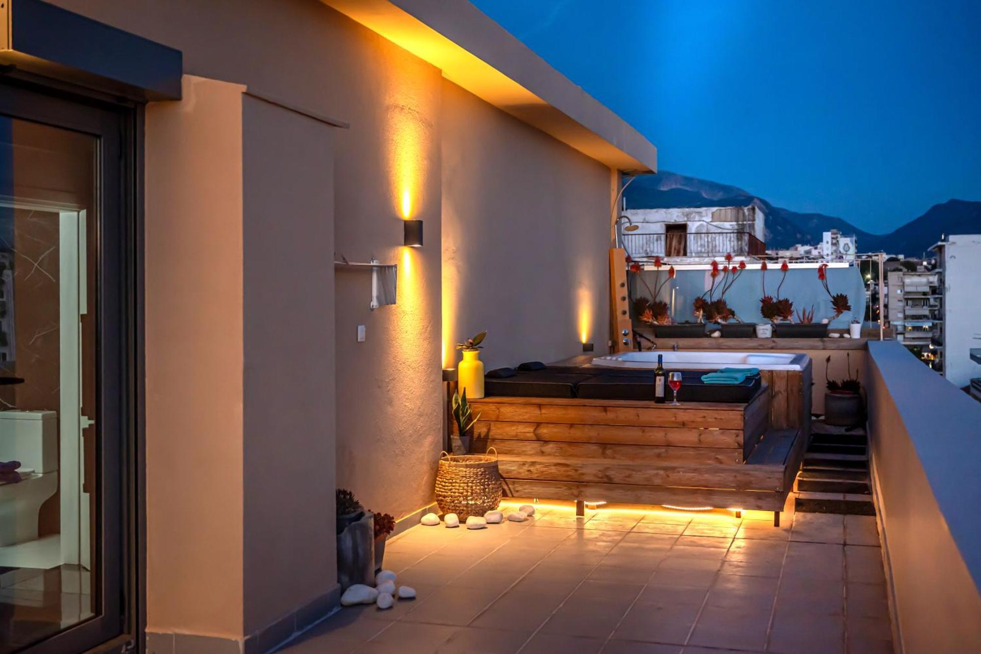 Apartament Majestic Penthouse In The Heart Of Patra Zewnętrze zdjęcie